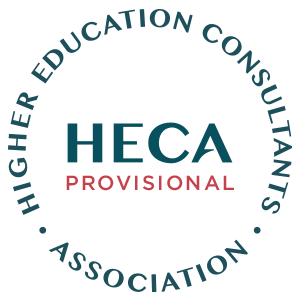 HECA Provisional Member logo - Higher Education Consultants Association